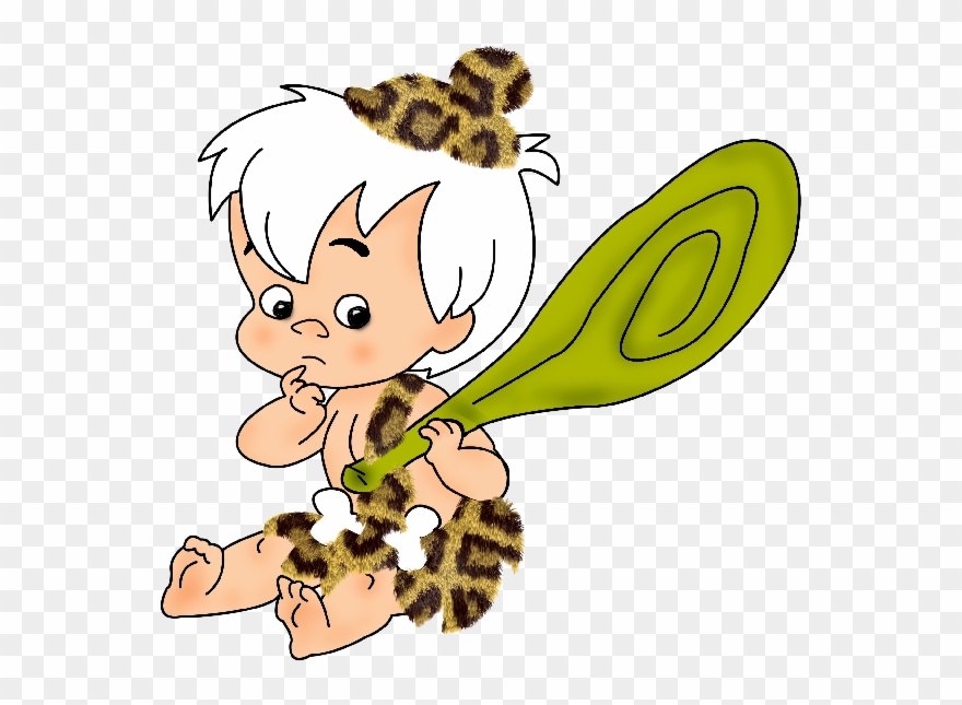 Baby Flintstones Baby Cartoon Characters Baby Clip - Bam Bam Cartoon Png Transparent Png
