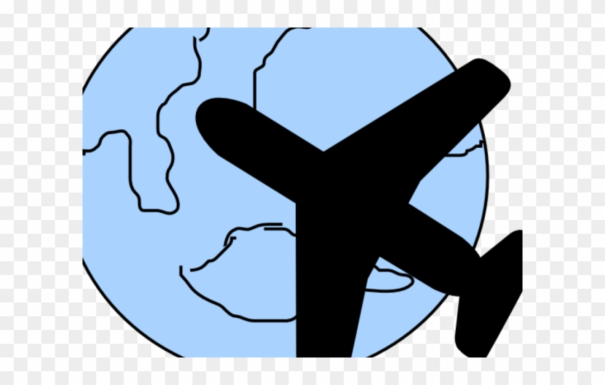 Airplane Clipart Sign - Clip Art - Png Download