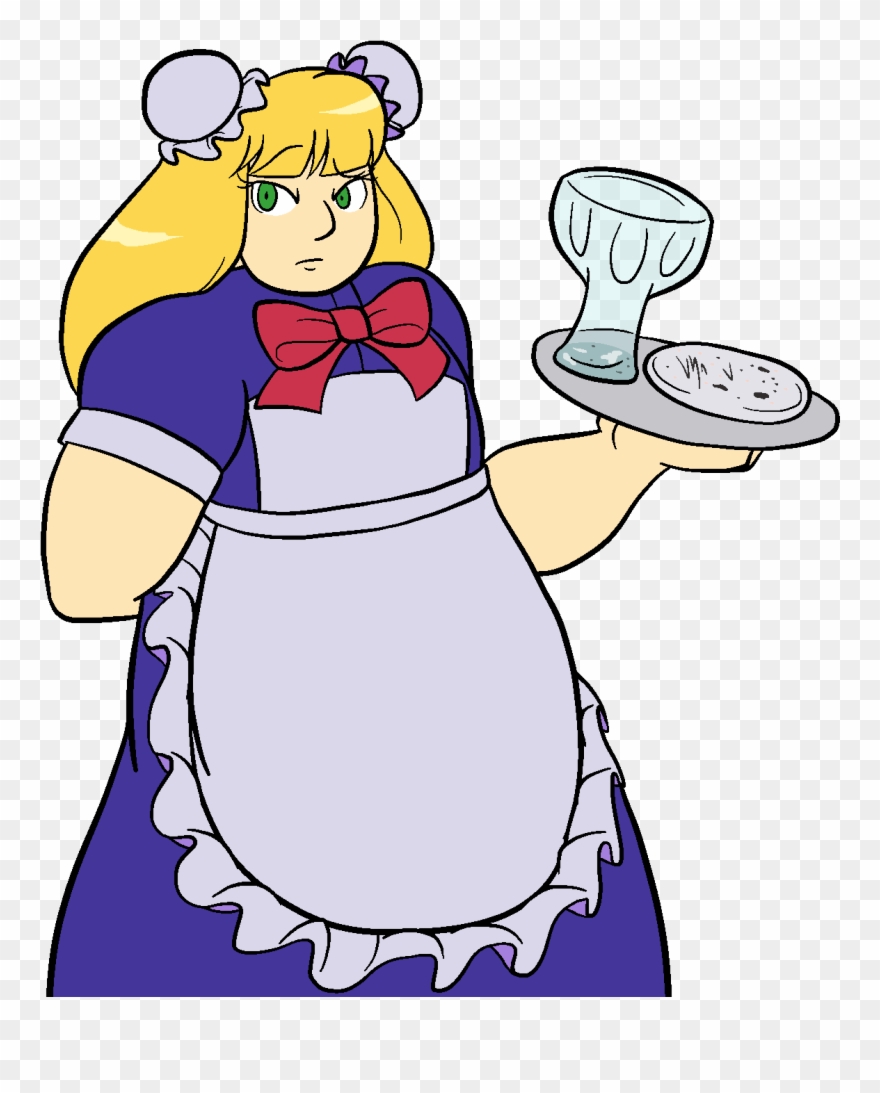 "junko Taking The Job Of A Diner Waitress - Waiter Clipart