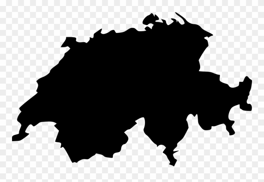 Png File - Switzerland Map Vector Clipart