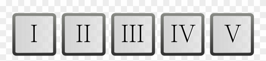 How To Write 60 In Roman Numbers - Cifre Romane Png Clipart