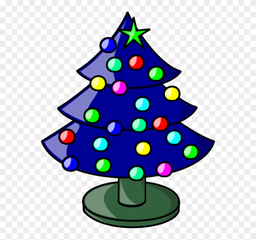 Christmas Tree Vector Clip Art - Free Christmas Clip Art - Png Download
