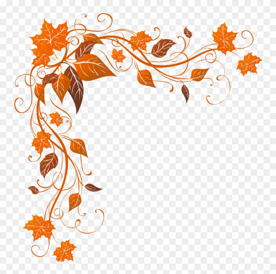 Fall Clip Art, Decorative Borders, Thanksgiving Centerpieces, - Fall Leaves Corner Png Transparent Png