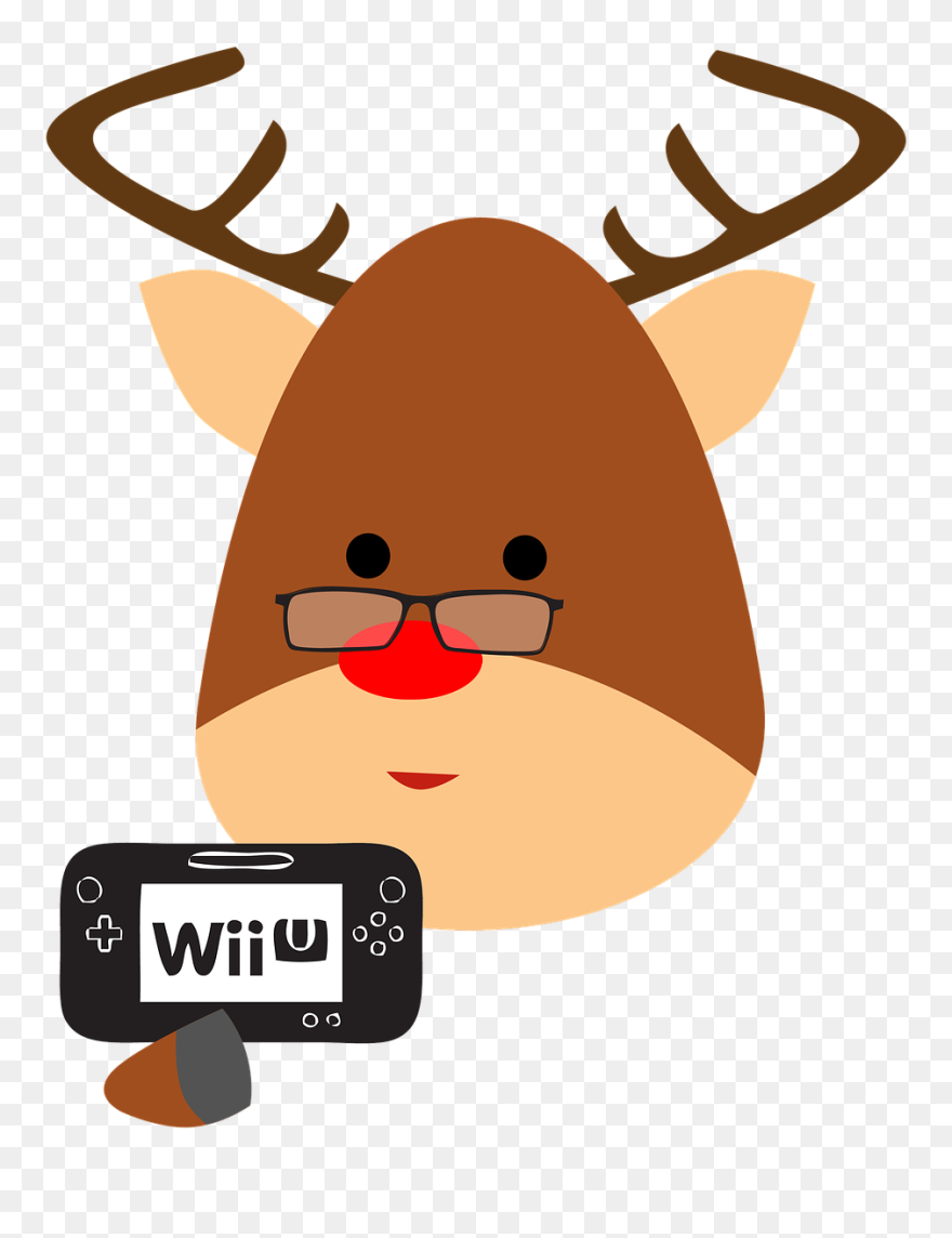 Rudolph Reindeer Pictures 16, Buy Clip Art - Reindeer With Glasses - Png Download