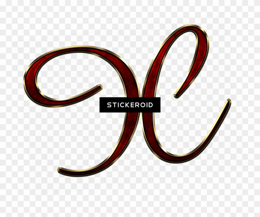Capital Letter H Red - Calligraphy Clipart