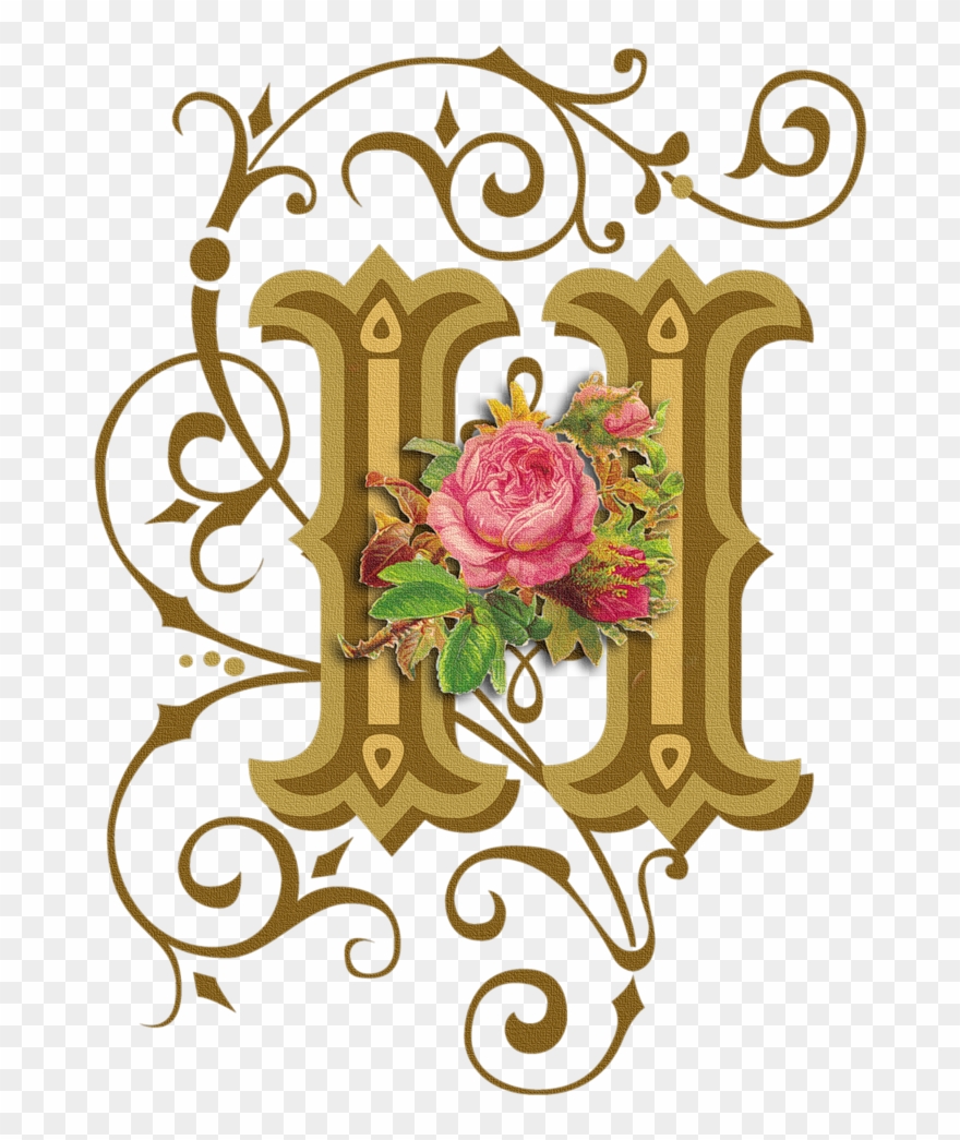 Letter - H - Fancy Letter H Clipart - Png Download