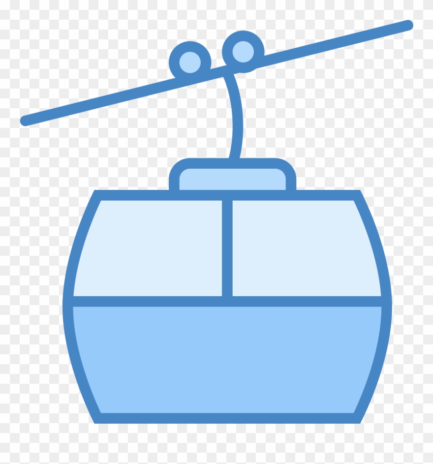 It's A Logo Of A Cable Car Travelling Along The Cable - San Francisco Clipart