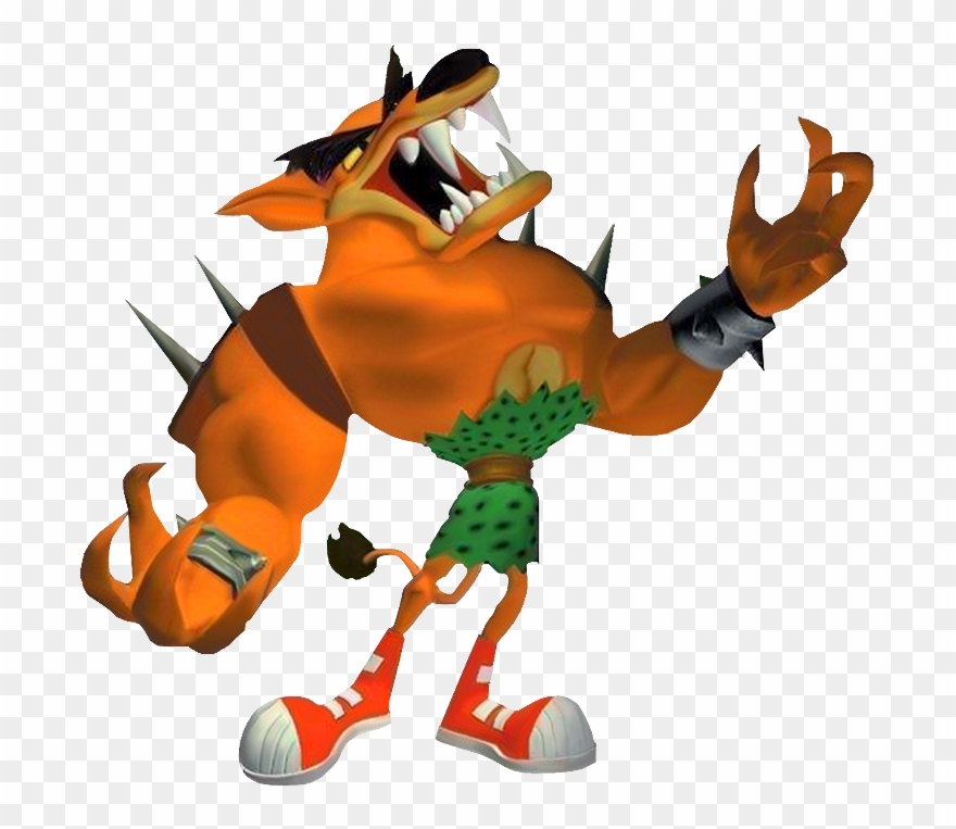Tiny Clip Claw - Crash Bandicoot Tiny The Tiger - Png Download