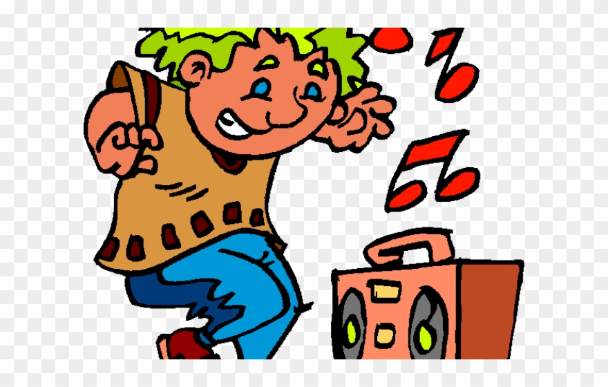 Sun Clipart Clipart Dancing - Listening To Loud Music Clipart - Png Download