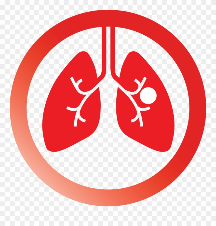 Tumor Location - Lung Cancer Patient Icon Clipart