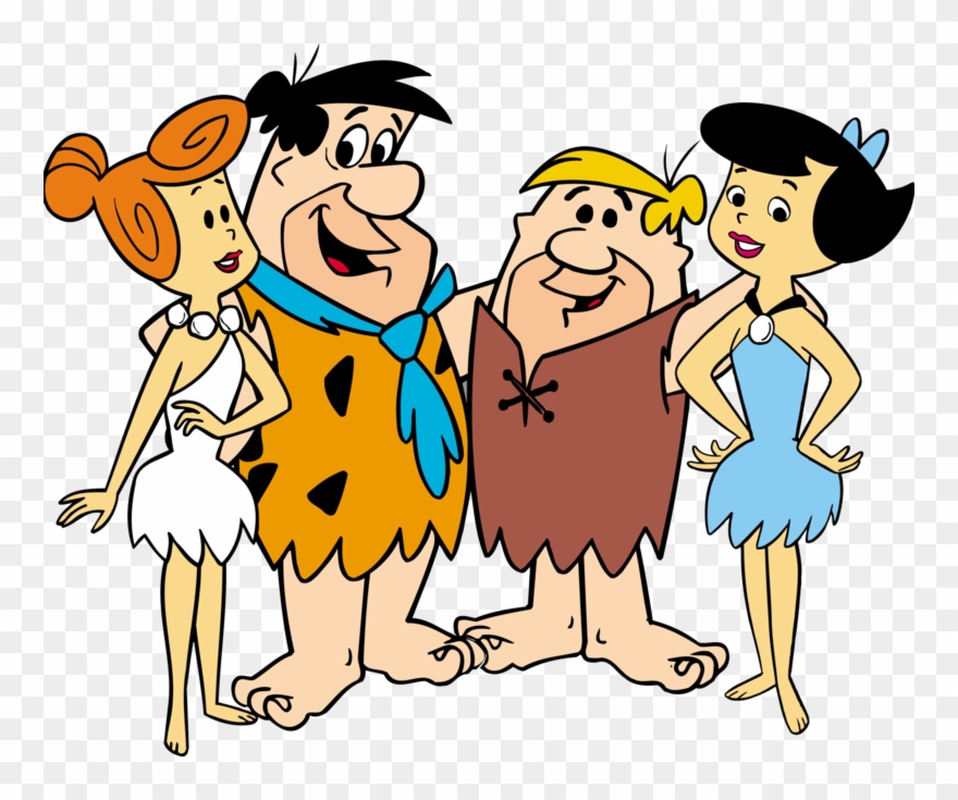 La Famille Pierrafeu - Fred Wilma Barney Betty Clipart