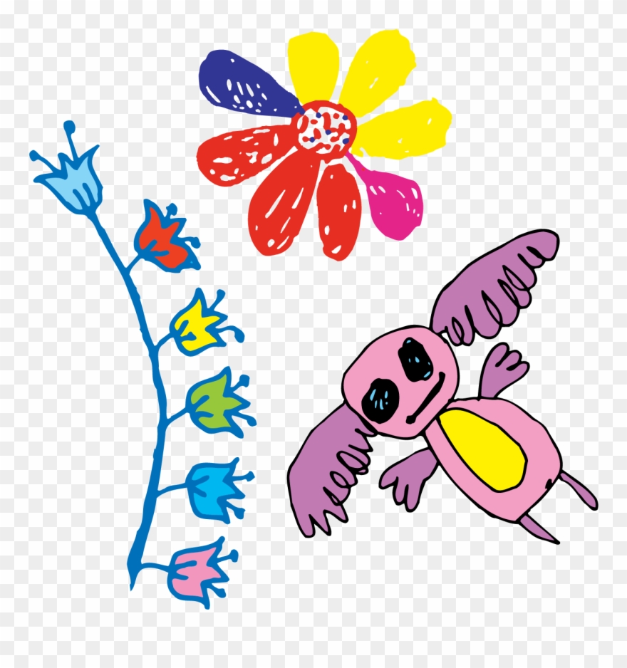 Sidewalk Painted Material Transprent - Flores Dibujo En Tiza Clipart