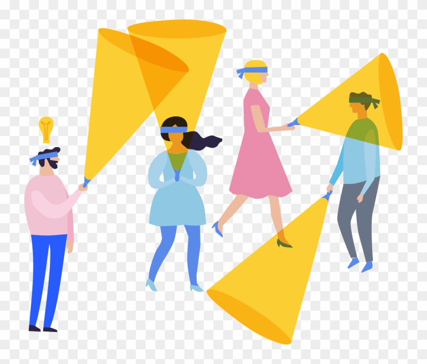 Online Brainstorming Barriers - Dibujo Lluvia De Ideas Clipart