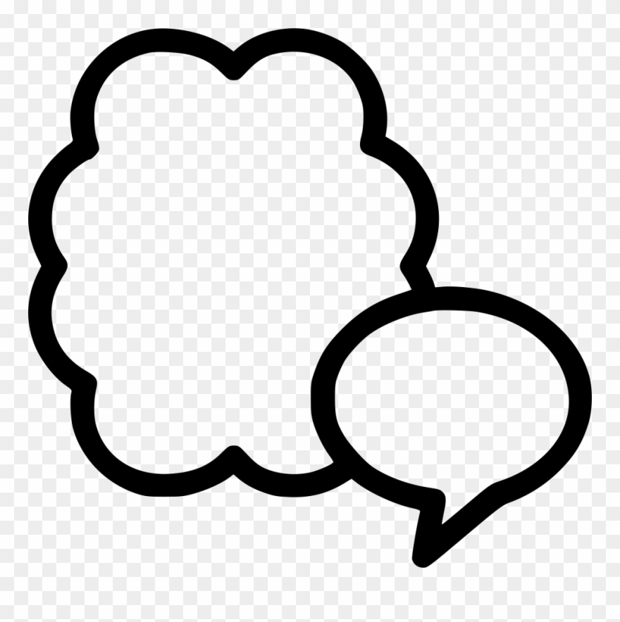 Brainstorm Brainstorming Discussion Chat Knowledge - Icon Clipart