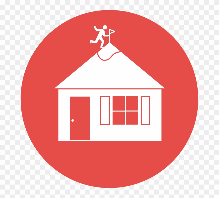 Plant Your Flag Atop Your Mountain Of Goals - Barn Clipart