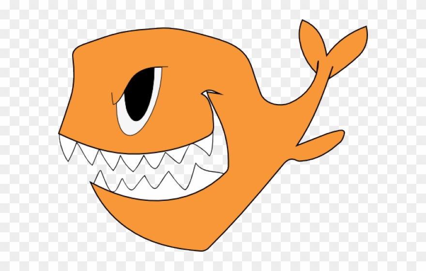 Evil Fish Clipart - Png Download