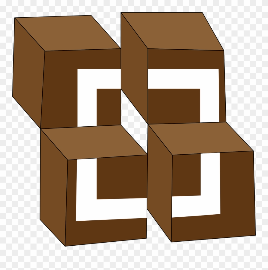 Blocks Irregular Optical Illusion - Ilusao De Otica 2016 Clipart