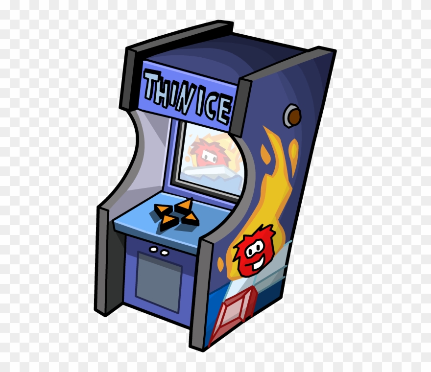 Thin Ice Machine - Club Penguin Arcade Machine Clipart