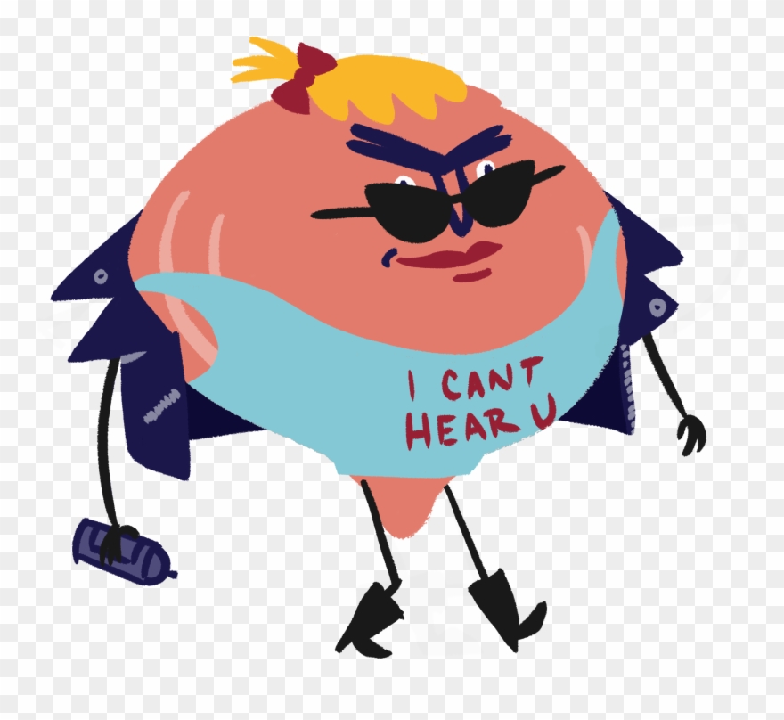 Bad Bladder - Bladder Dysfunction - Cartoon Clipart