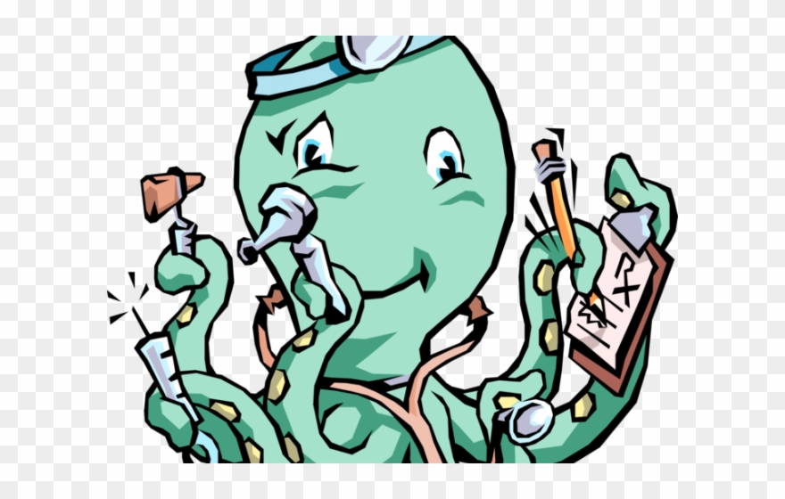 Mollusc Clipart Doctor - Thanks Doc Greeting Cards (pk Of 10) - Png Download