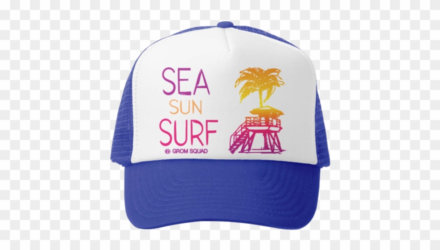 Grom Squad Trucker Hat - One In A Melon Hat Clipart