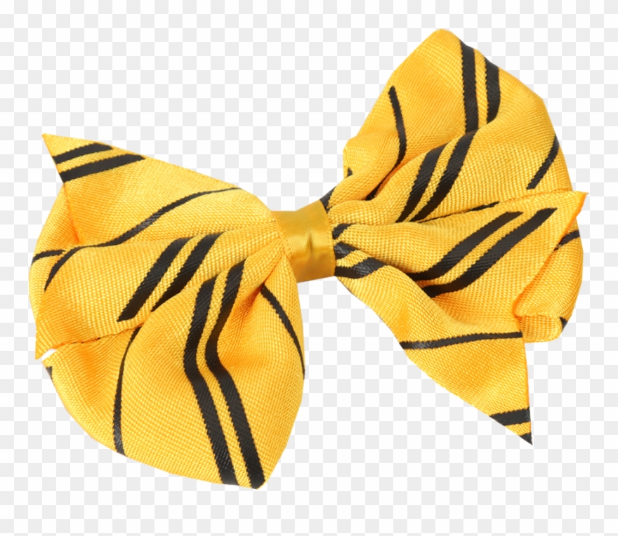Bow Clip Hufflepuff002 V=1536577856 - Hufflepuff Bow Png Transparent Png