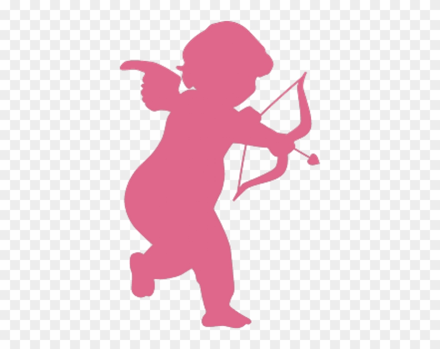 Free Png Cute Pink Cupid Silhouettesupid Png Images Clipart