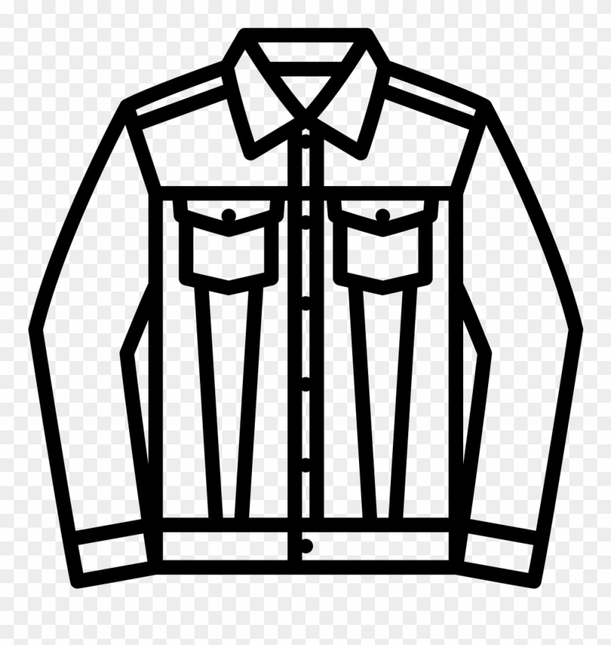 Denim Svg Png Icon Free Download Onlinewebfonts - Jeans Jacket Icon Png Clipart