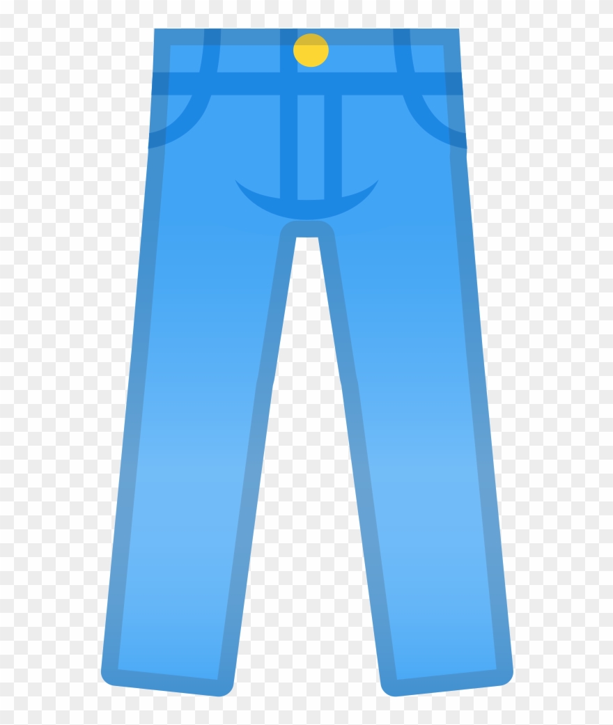 Jeans Clipart Blue Object - Emoji Pantalon - Png Download