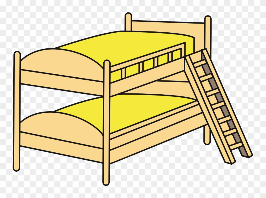 Clipart Bunk Beds - Clip Art Furniture - Png Download