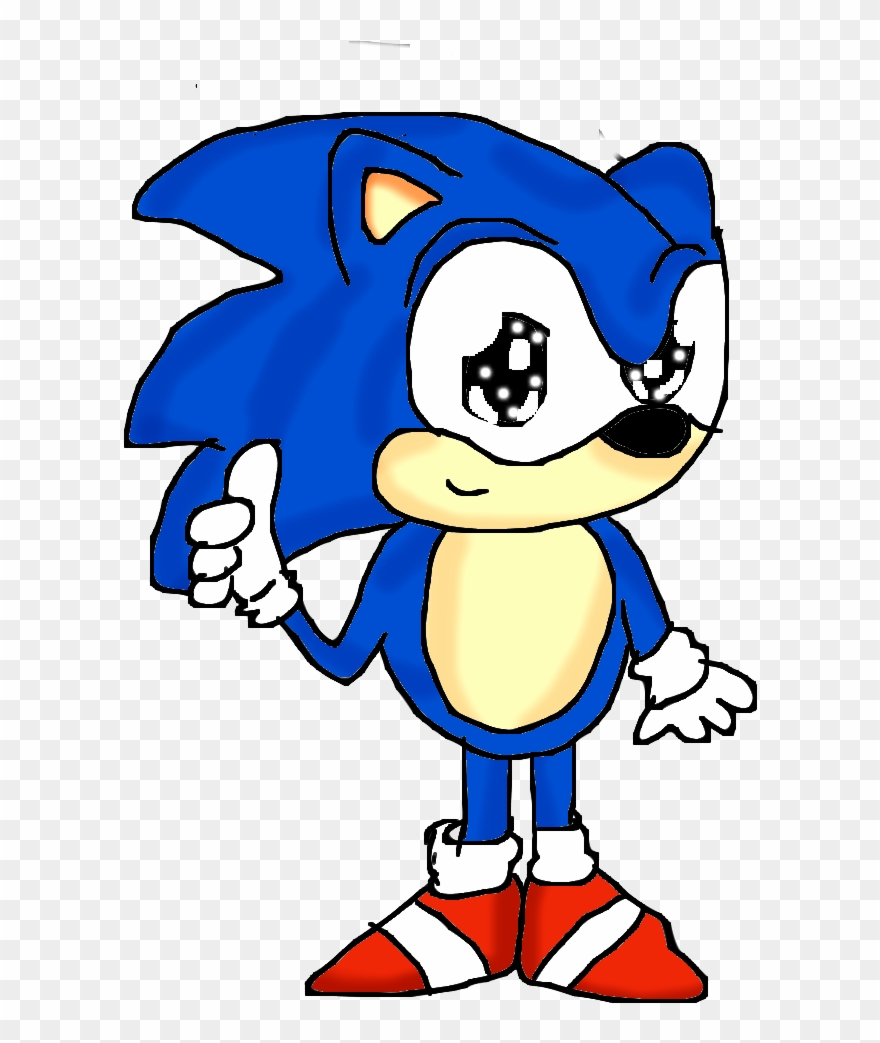 Sonic - Cartoon Clipart