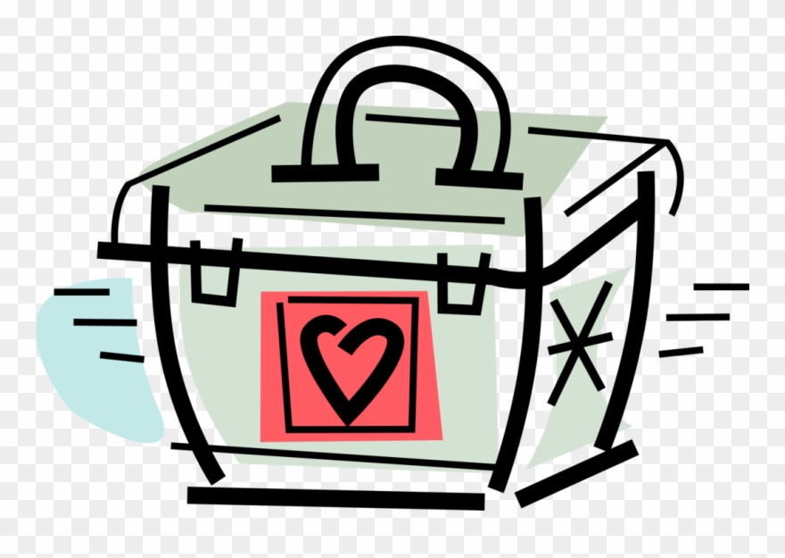 Vector Illustration Of Medical Organ Transplant Container - Organ Transplant Clip Art - Png Download