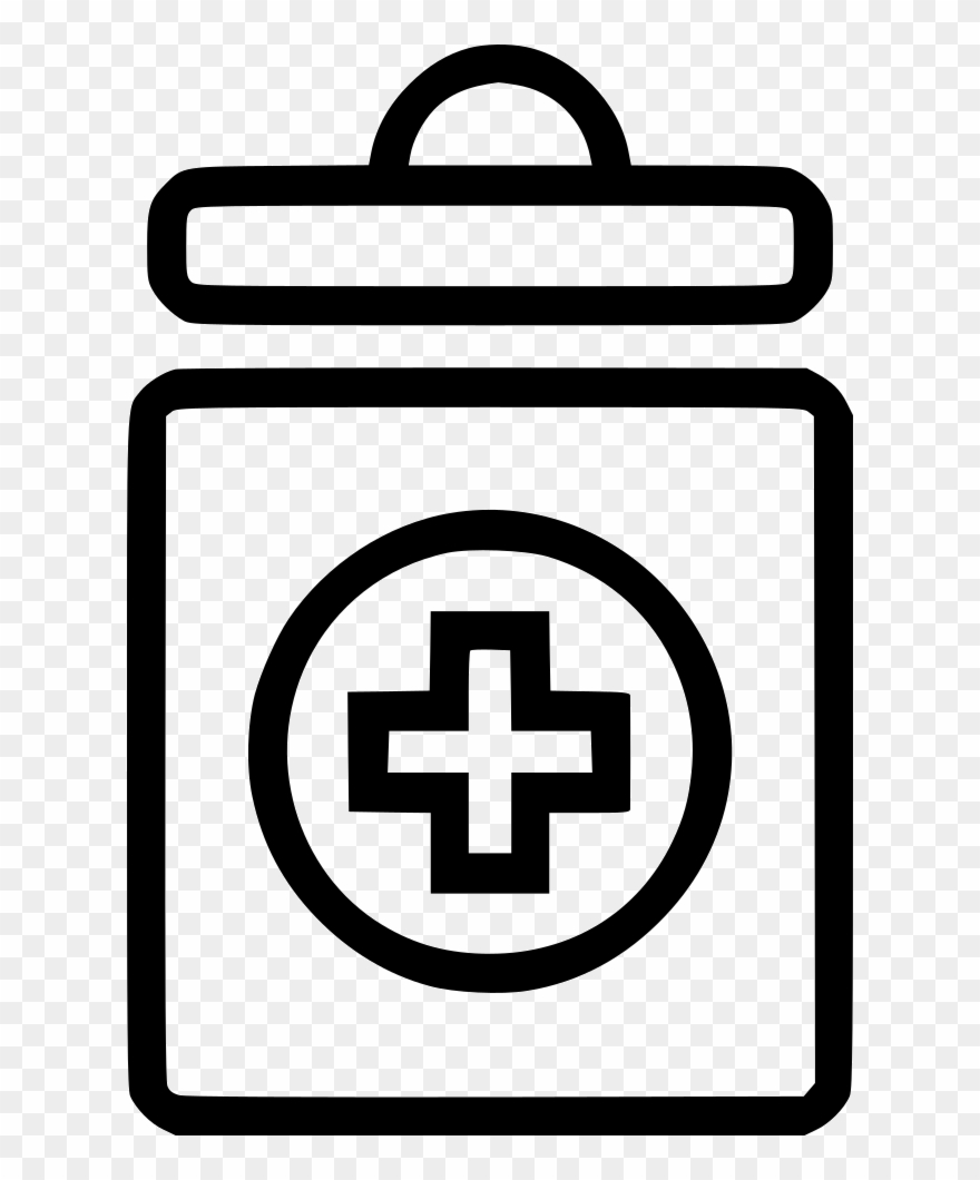 Container Jar Cross Transplant Organ Comments - Icon Clipart