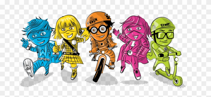 Active School Travel We're In - Brisbane City Council Active School Travel Clipart
