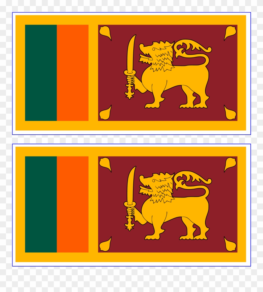 Sri Lanka Flag - Sri Lanka Flag Png Clipart