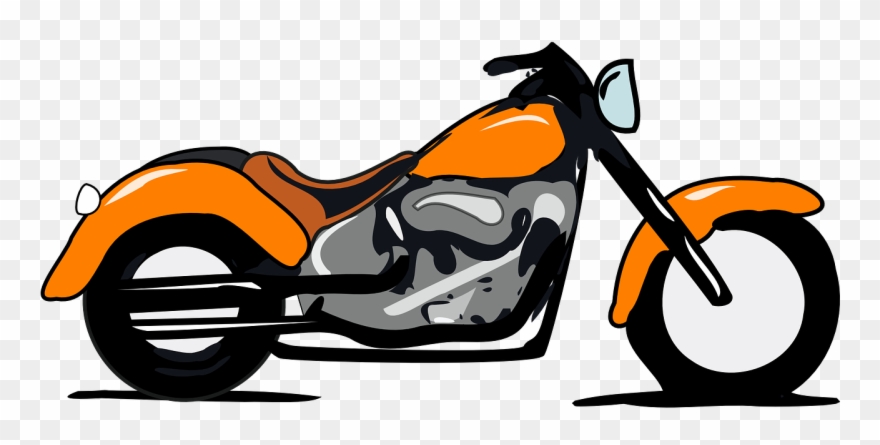 Motorcycle Cartoon Motorbike Png Image - Harley Davidson Clipart Png Transparent Png