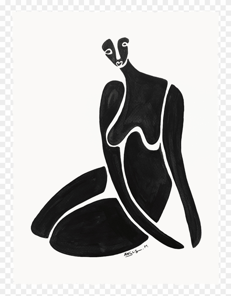 Orphic - Black - Bluethumb Online Art Gallery Clipart