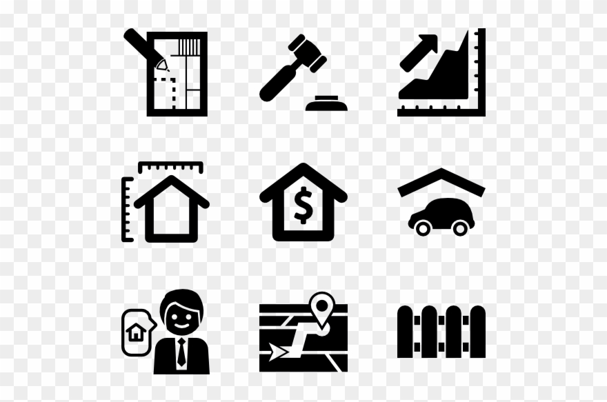Real Estate Icons 30 Free Icons - Movies Icons Clipart