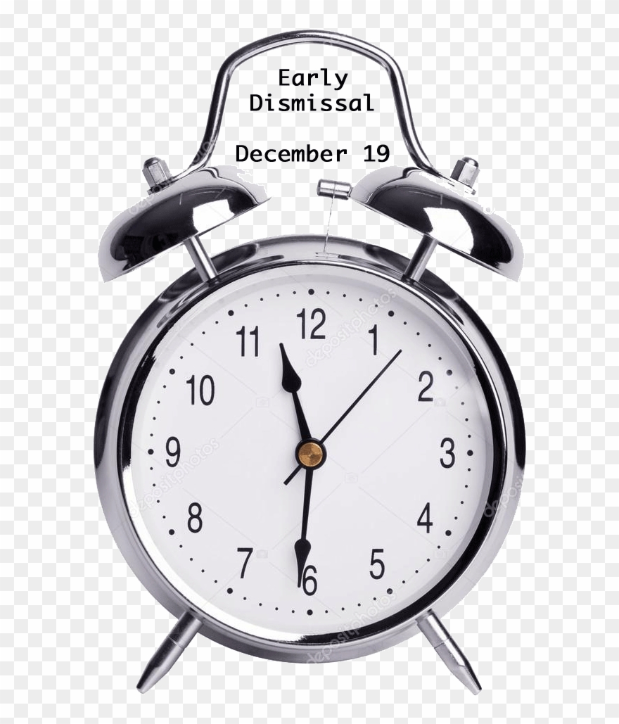 Clock Clipart 7 Am - Wekker Om 6 Uur - Png Download