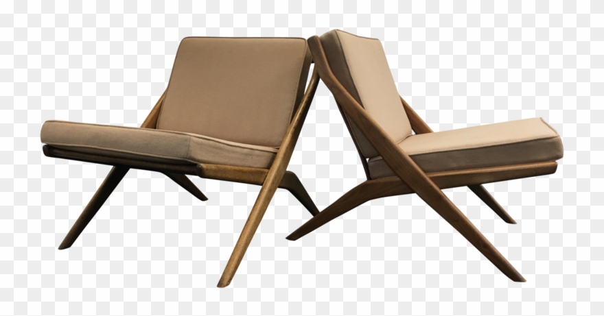 Scissors Chair Free Clipart Hq - Chair - Png Download