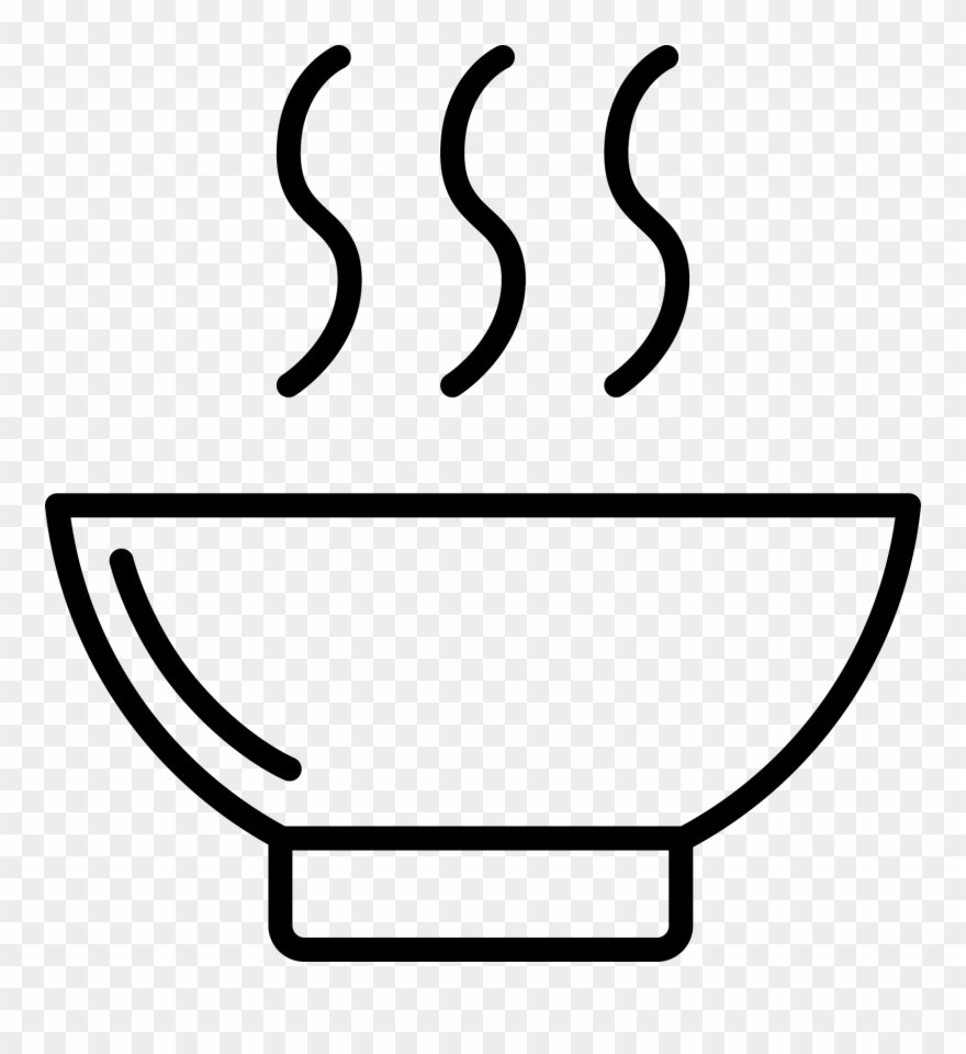 Soups - Bowl Of Soup Drawing Clipart