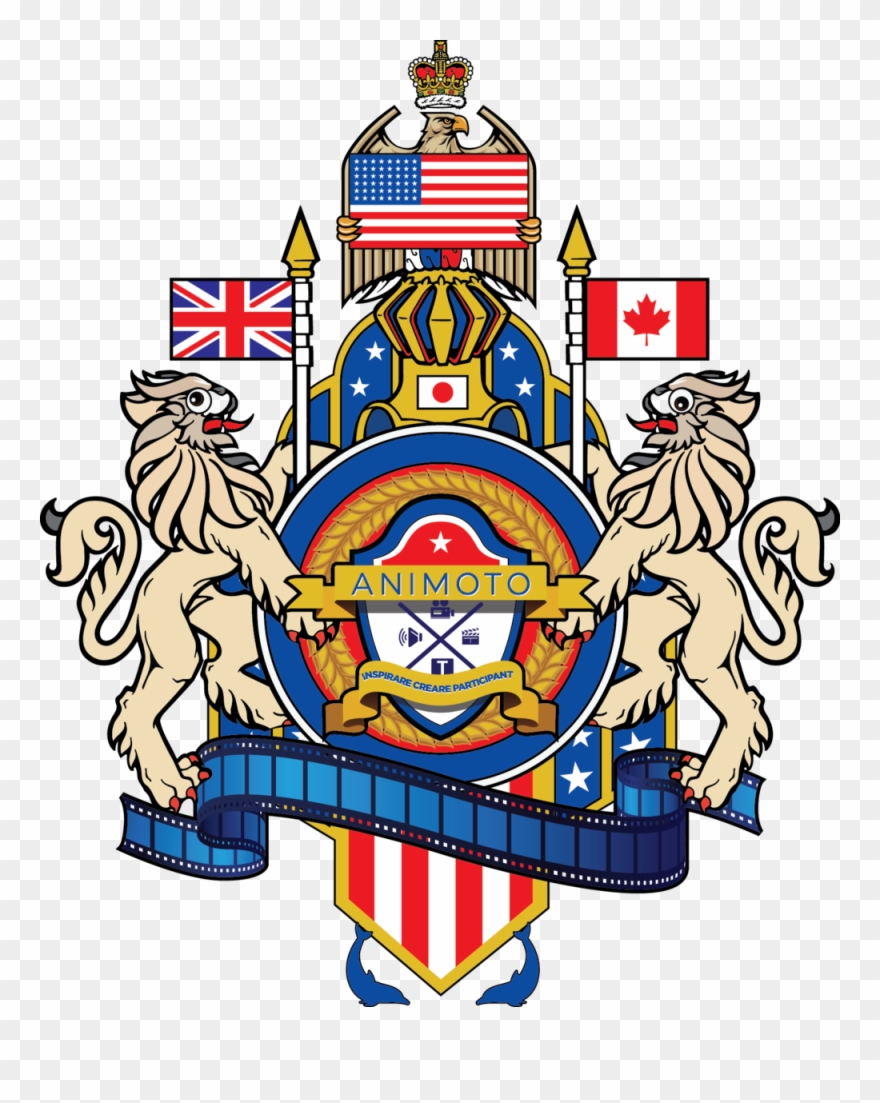 Animoto Coat Of Arms - Arms Of Canada Clipart