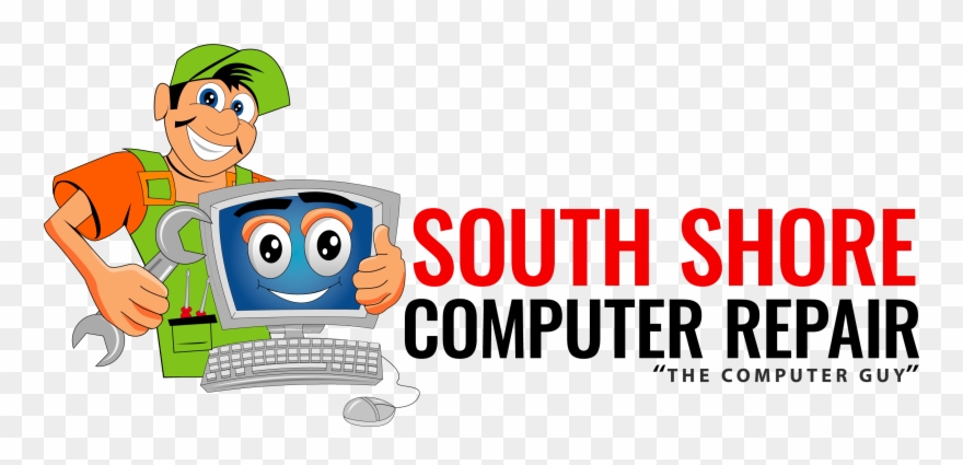 South Shore The Guy - Computer Repair Logo Clipart