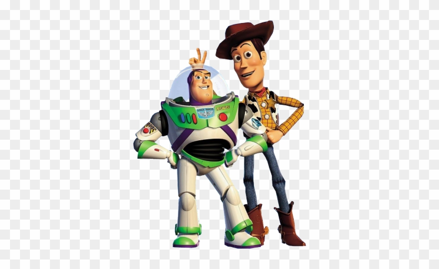 Shrek Clipart Toy Story 2 - Toy Story Woody E Buzz - Png Download