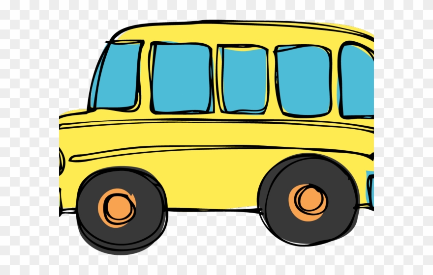 Bus Clipart Transparent Background - Png Download