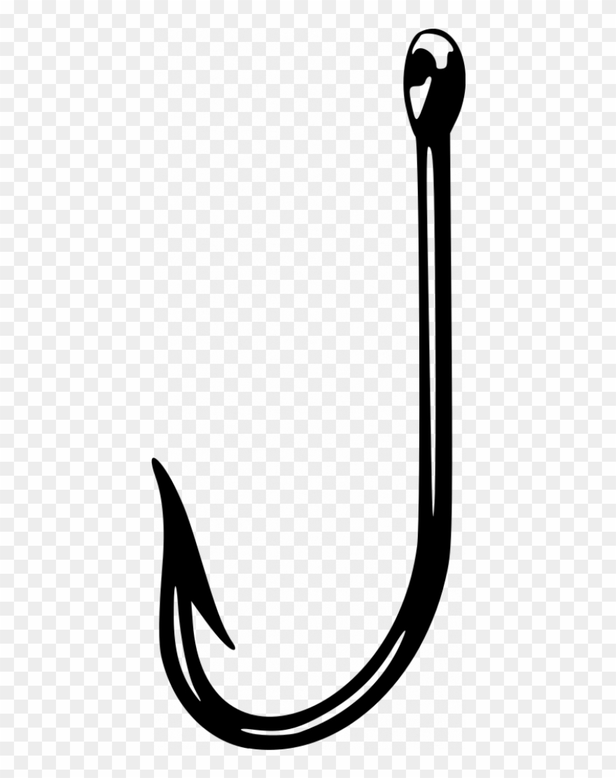 Fish Hook And Line Clipart - Clip Art Fish Hooks - Png Download