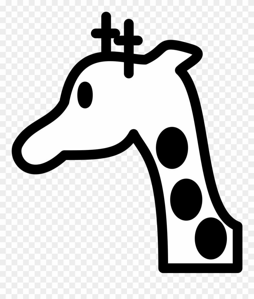 Giraffe Drawing Cliparts 9, Buy Clip Art - Png Download