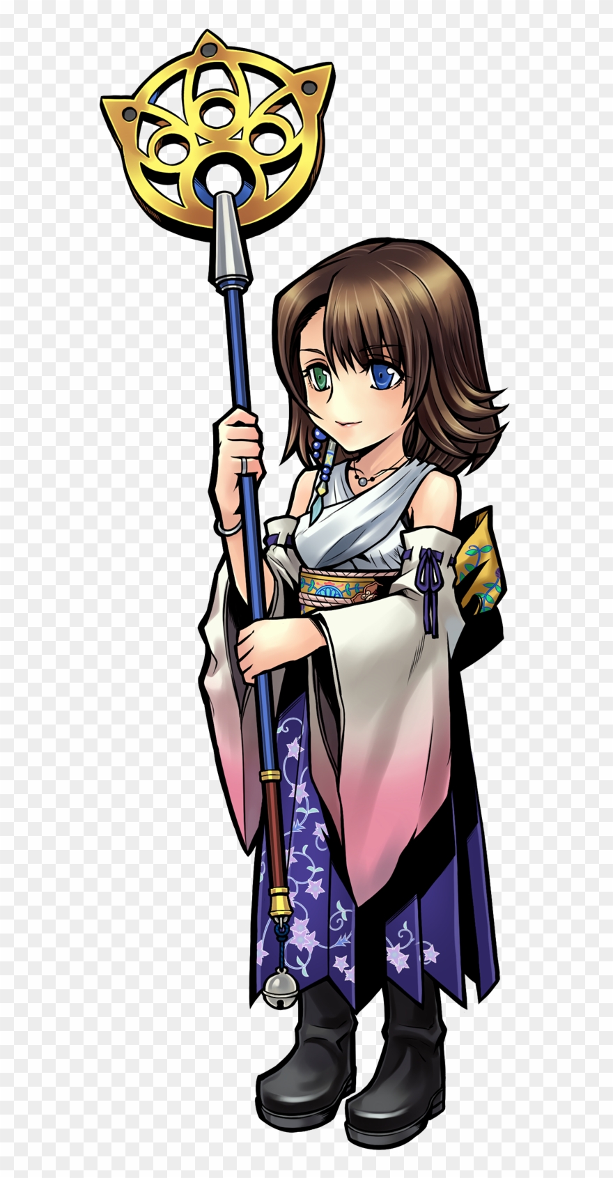 Yuna - Final Fantasy Yuna Keychain Clipart