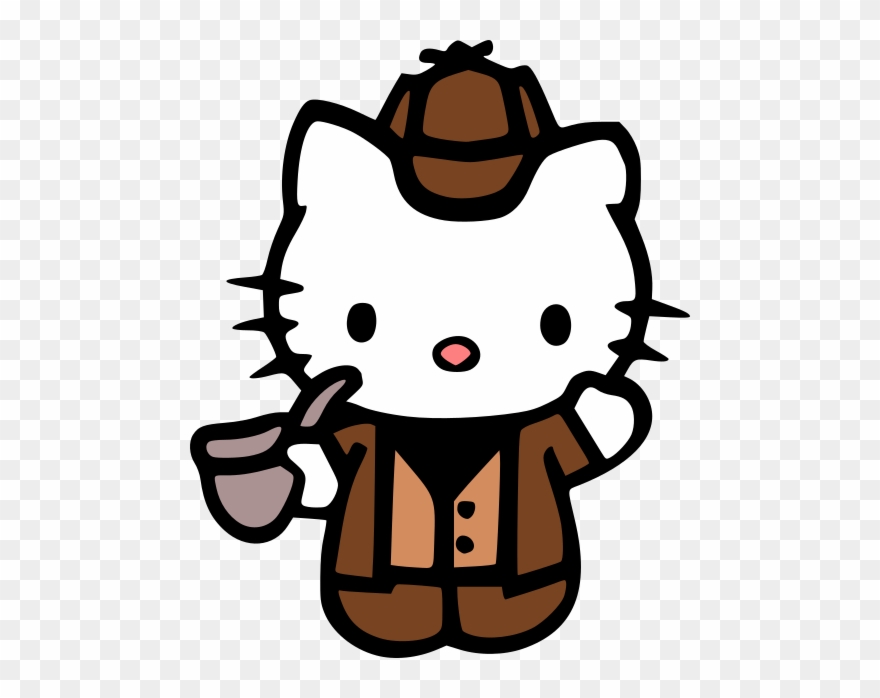 Sherlock Hello Kitty Clipart