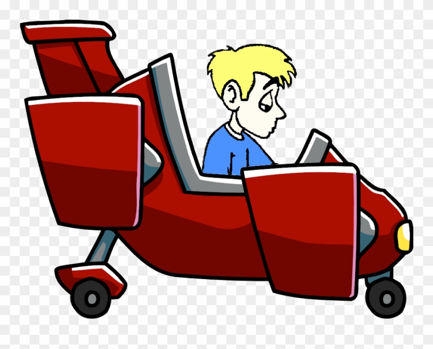 Biff In Flying Car - Homework Clipart